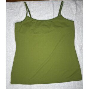 Apt 9 Sexy Essentials Bra Cami Top Light Green Adjustable Straps Spandex Size XL